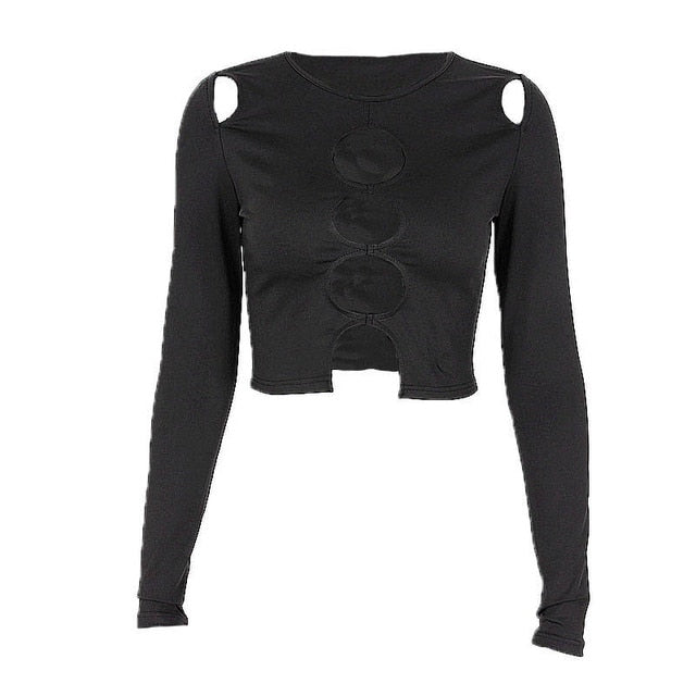 Gothic Patchwork Black T-Shirt