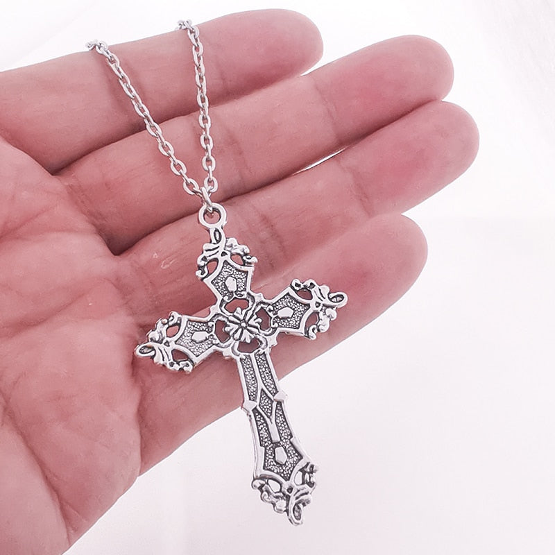 Gothic Vintage Cross Necklace