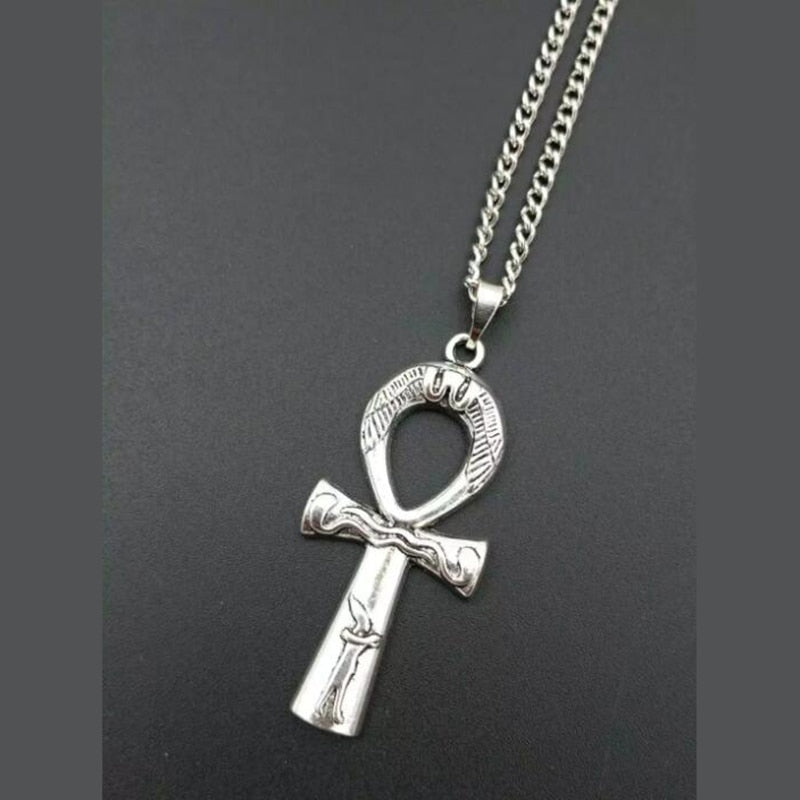 Gothic Chain Necklace with Sharp Pendant Designs
