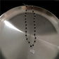 Gothic Kpop Bead Letter Heart Cross Pendants Necklace