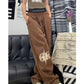 Gothic Brown Joggers Sweatpants