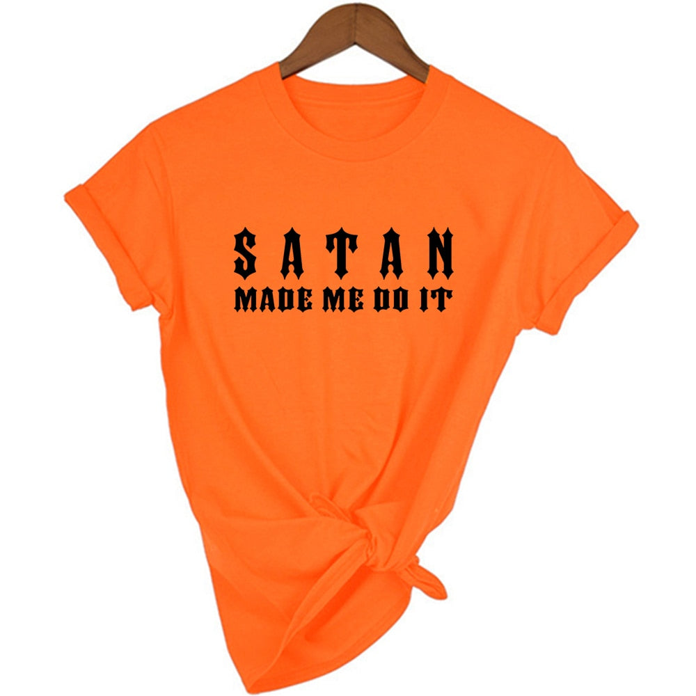 Gothic Short Sleeve Devil T-Shirt