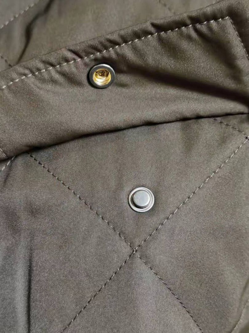 Gothic Army Green Waistcoat with Large Pockets