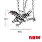 Gothic Eagle Pendant Necklace For Men