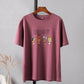 Gothic Character Printed Cotton T-Shirt