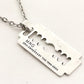 Gothic Chain Necklace with Sharp Pendant Designs
