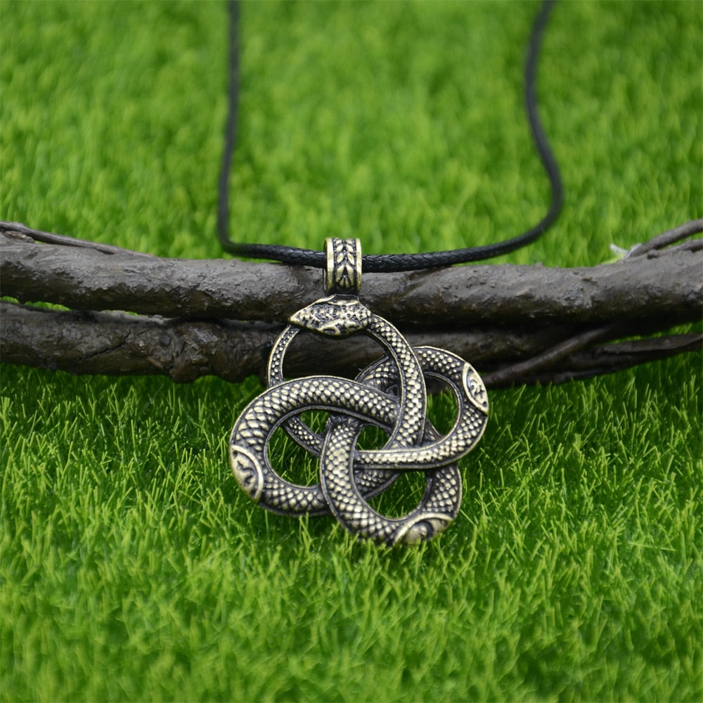 Gothic Snake Necklace Pendant