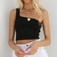 Gothic One Shoulder Tank Top