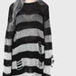 Alternative Outfit Striped Sweatshirts