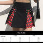 Gothic Korean  Loose BF Shirt and Skirt Set
