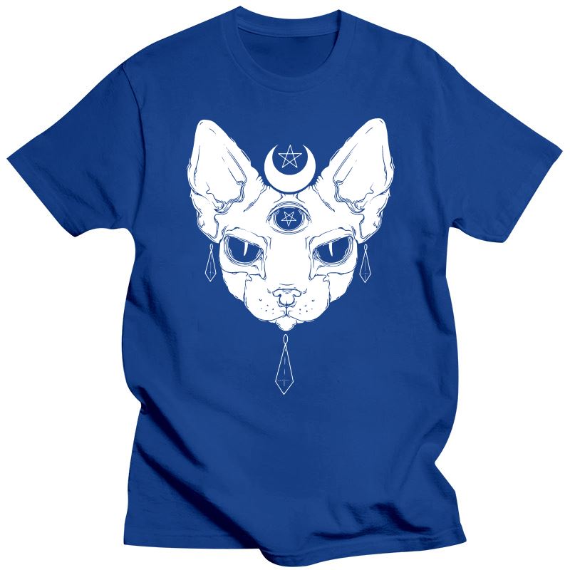 Gothic Three Eyed Sphynx Cat T-Shirt