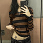 Bold and Edgy Gothic 90s Vintage Graphic Print Skinny Pullovers Tee