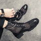 Punk Chain Gothic Ankle Boots