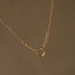 Simple OL Style Collarbone Chain Necklace for Women