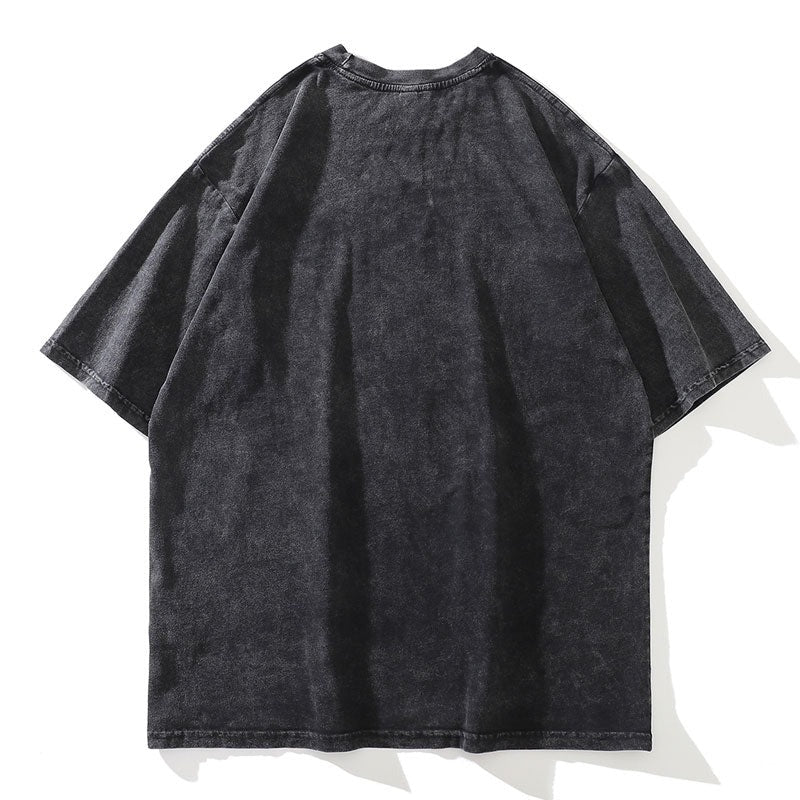 Gothic Oversize Distressed T-Shirts