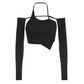 Gothic Patchwork Black T-Shirt