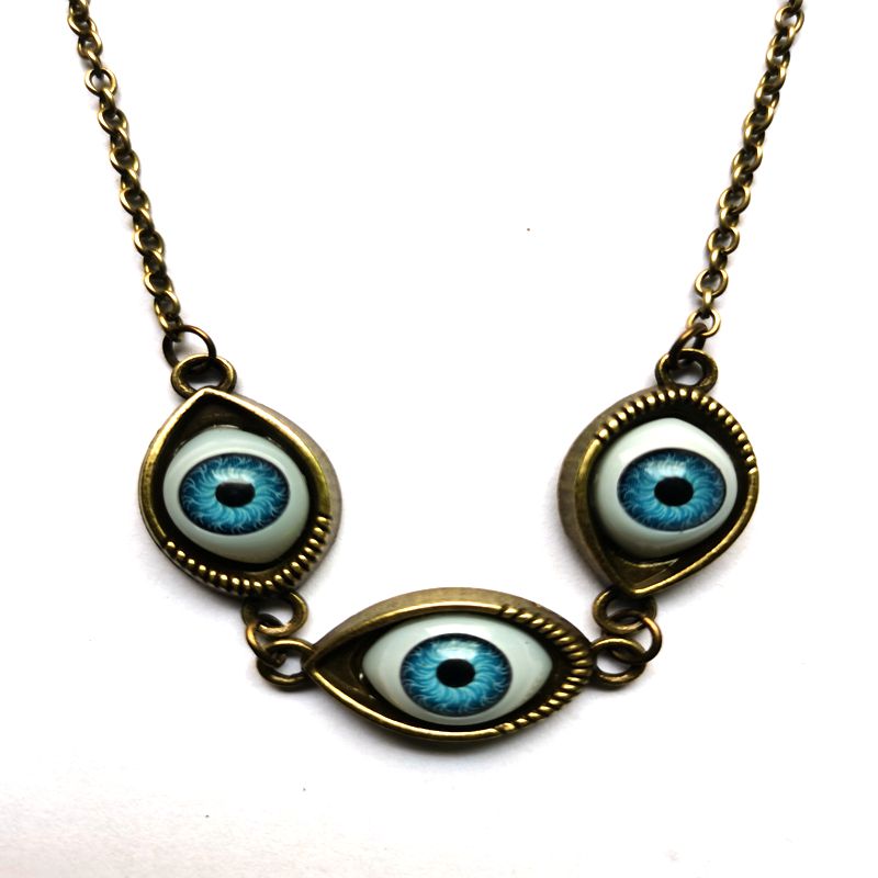 Gothic Evil Eye Necklace