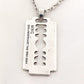 Gothic Chain Necklace with Sharp Pendant Designs