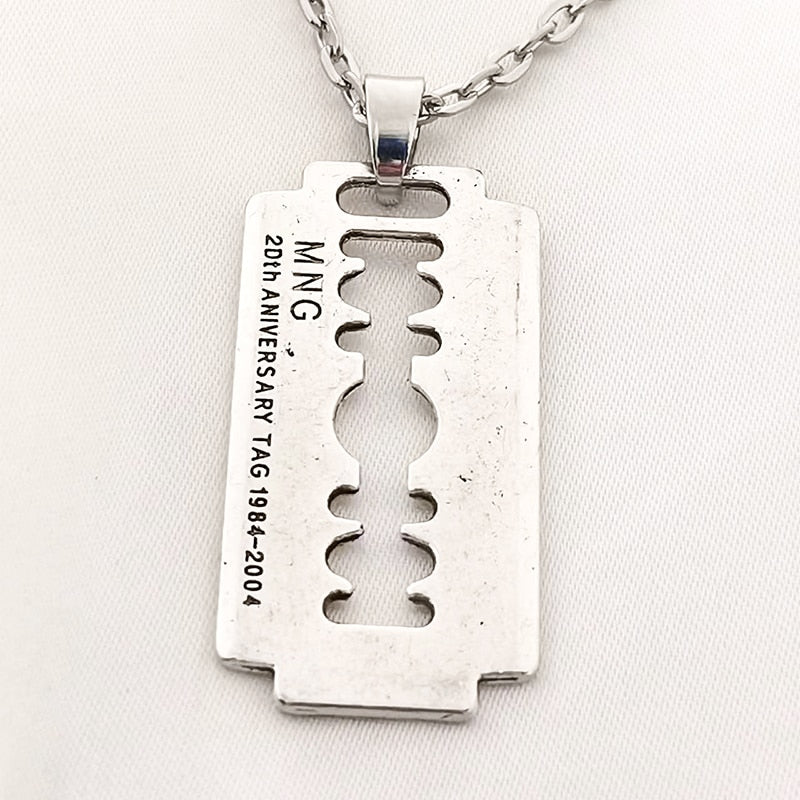 Gothic Chain Necklace with Sharp Pendant Designs
