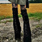 Gothic Eyelet Strap Trouser