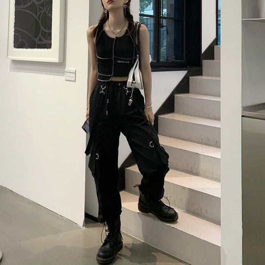 Gothic Harajuku Jogging Cargo Pants