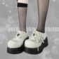 Gothic Platform Shoes with Metal Decoration