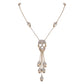 Gothic Thin Chain Necklace with Multiple Skull and Skeleton Pendant Designs