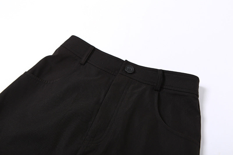 Gothic Grunge Black Jeans for Women