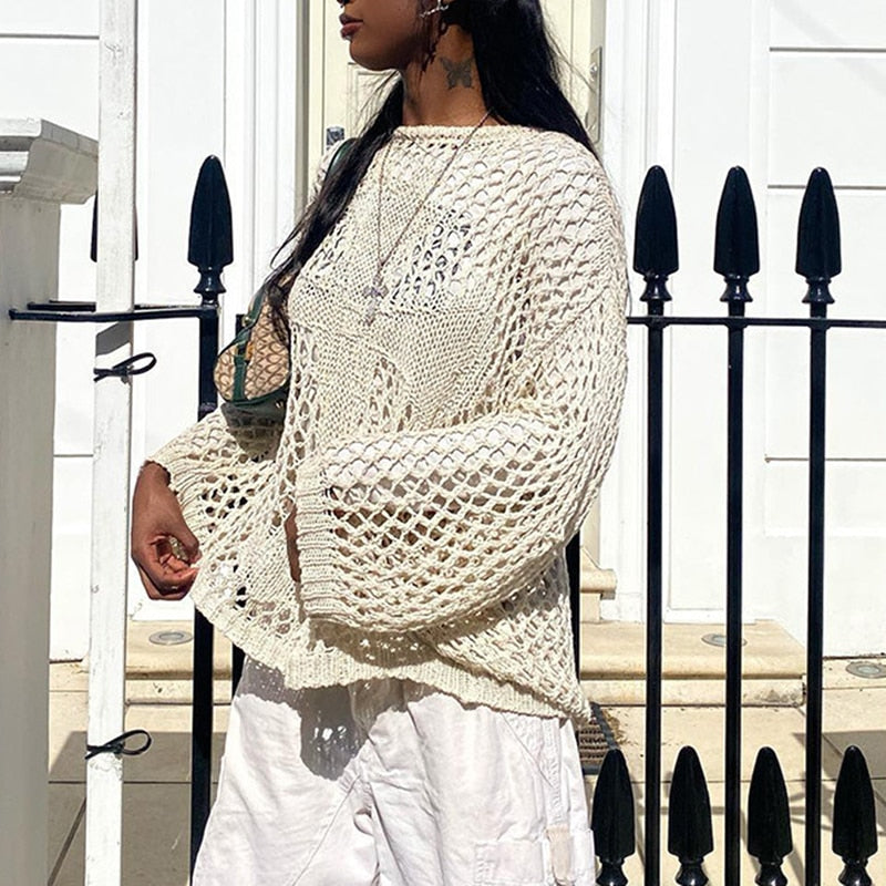 Gothic Hollow Out Knitted