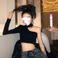 Gothic Patchwork Black T-Shirt