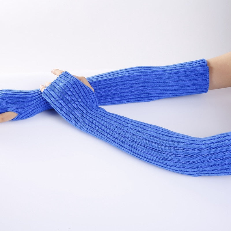 Punk Knitted Arm Warmer