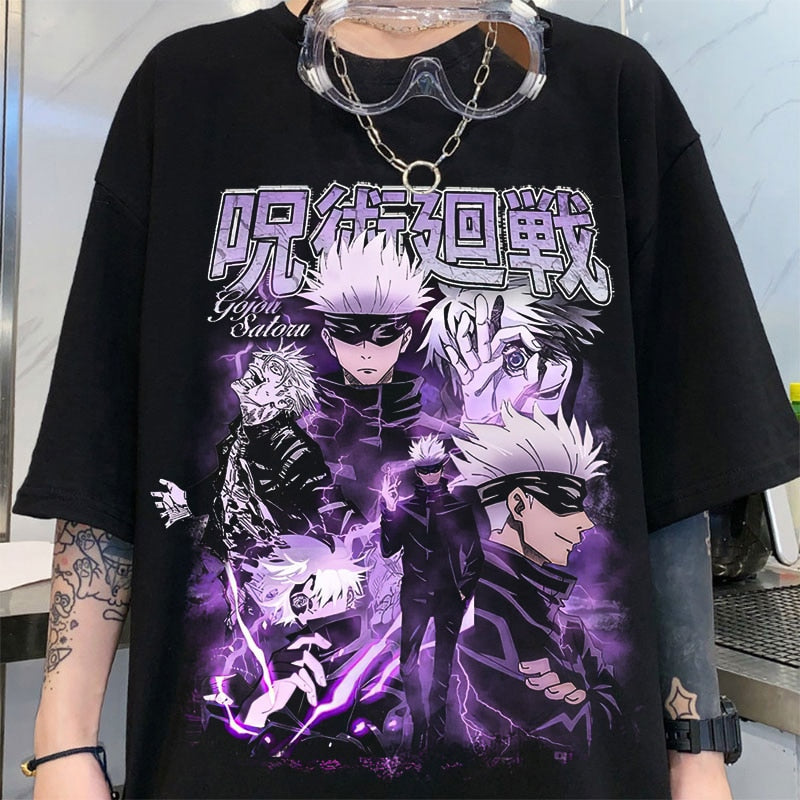 Japanese Anime Jujutsu Kaisen oversized top