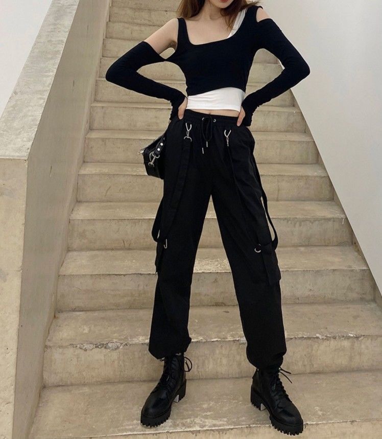 Gothic Harajuku Jogging Cargo Pants