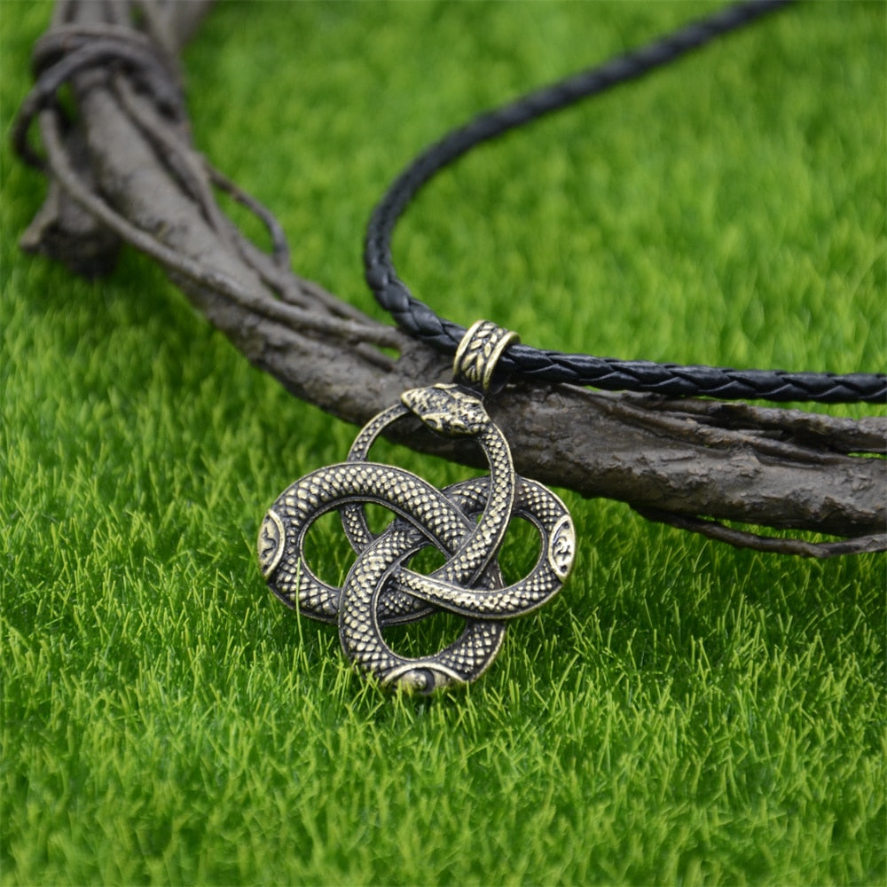 Gothic Snake Necklace Pendant
