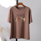 Gothic Character Printed Cotton T-Shirt