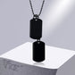 Stainless Steel Double Dog Tag Necklace
