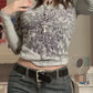 Gothic Printed Crop Top T-Shirts