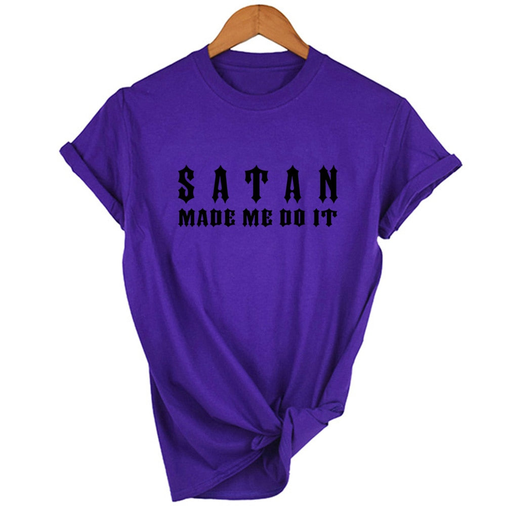 Gothic Short Sleeve Devil T-Shirt