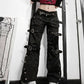 Gothic Emo Alt Cargo Pants Techwear