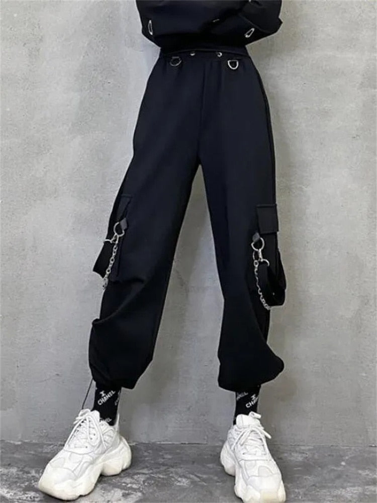Punk Oversized Cargo Pants