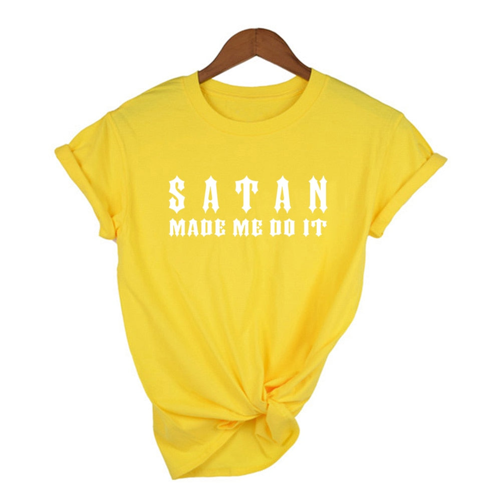 Gothic Short Sleeve Devil T-Shirt