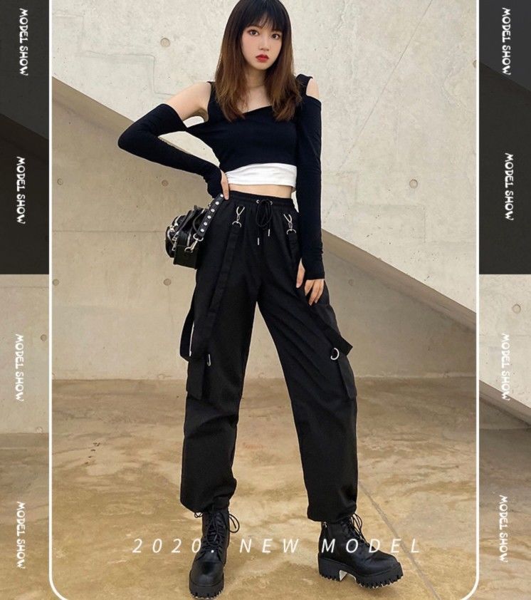 Gothic Harajuku Jogging Cargo Pants