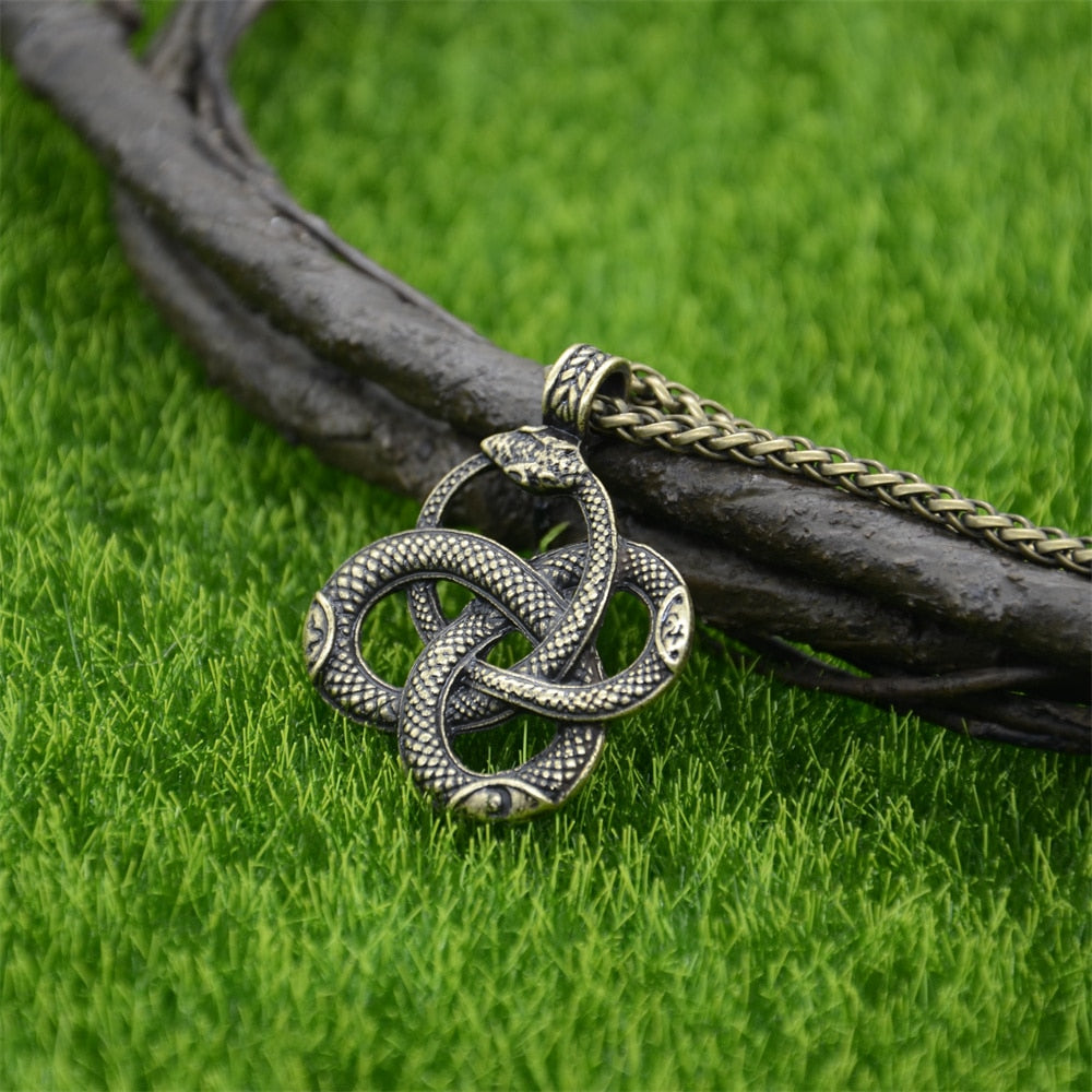 Gothic Snake Necklace Pendant