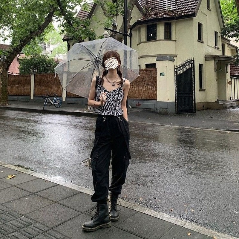Gothic Harajuku Jogging Cargo Pants