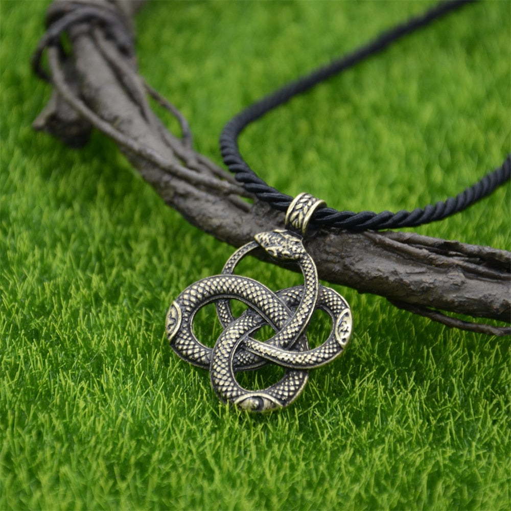 Gothic Snake Necklace Pendant