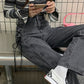 Korean Gothic High Waist Jeans
