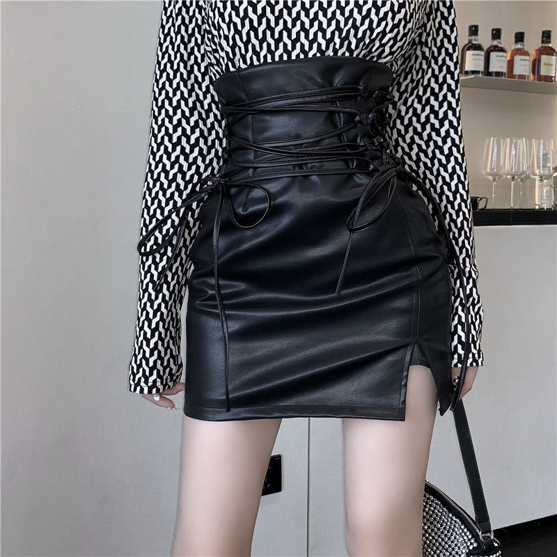 Gothic Pencil Skirt Women