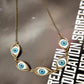 Gothic Evil Eye Necklace