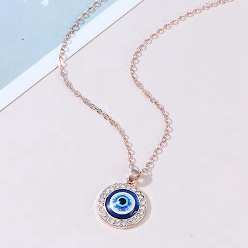 Gothic Evil Eye Necklace