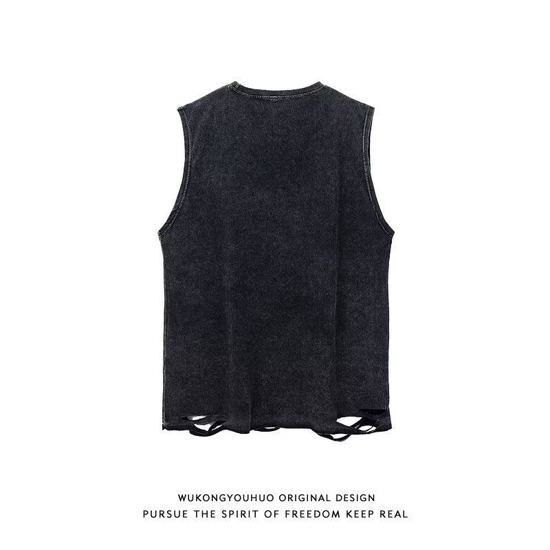 Gothic Crop Top Vest with 5 Designs